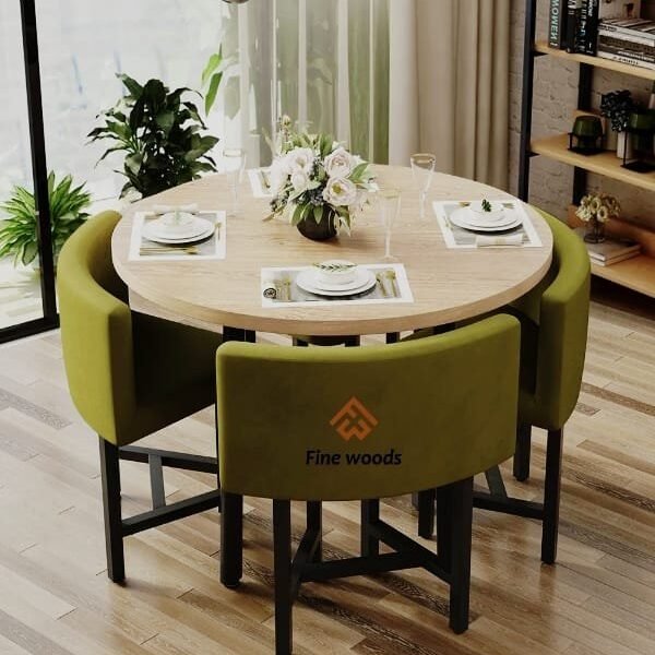FW10 Dining Table with 4 Chairs