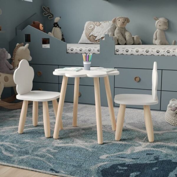Cloud Kids Study Table & Chairs