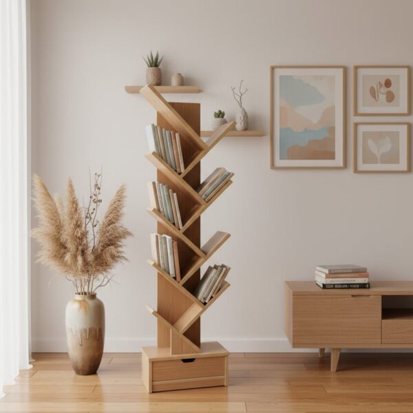 Tree Book Rack & Standing Shelf