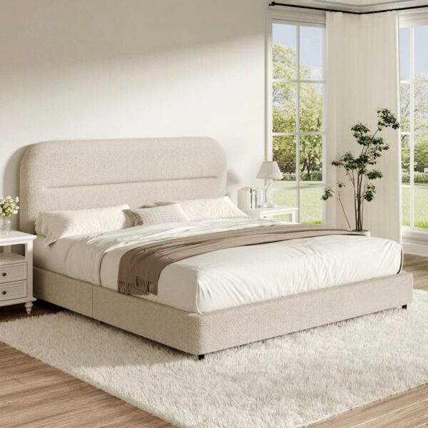 Aylah Boucle Double Bed